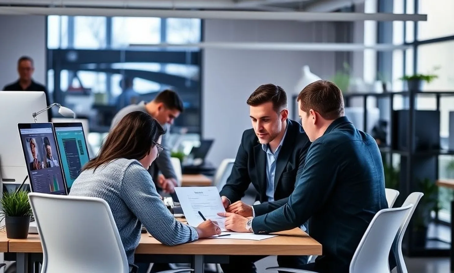 product development team collaboration workspace image